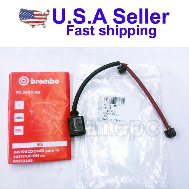 Vw audi q7 porsche oem rear disc brake pad wear sensor 7l0907637c (rear line)