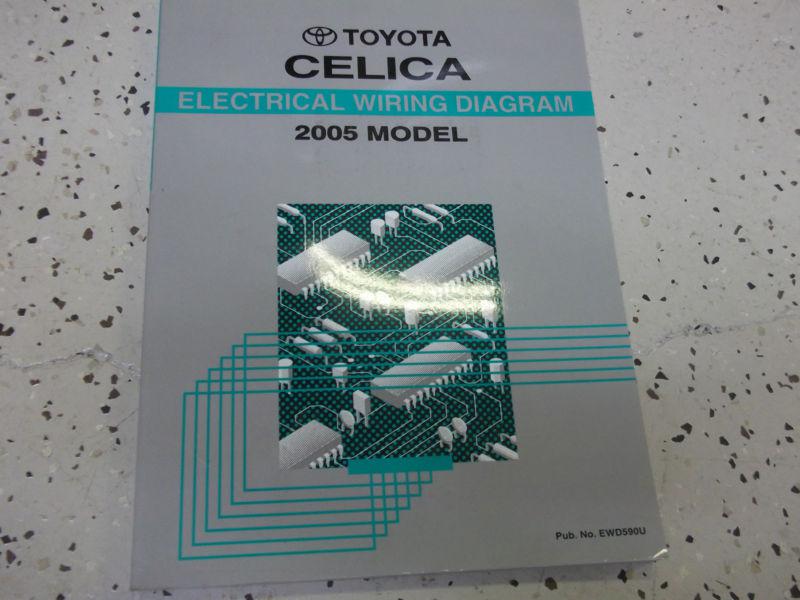 2005 toyota celica electrical wiring diagrams service shop repair manual ewd