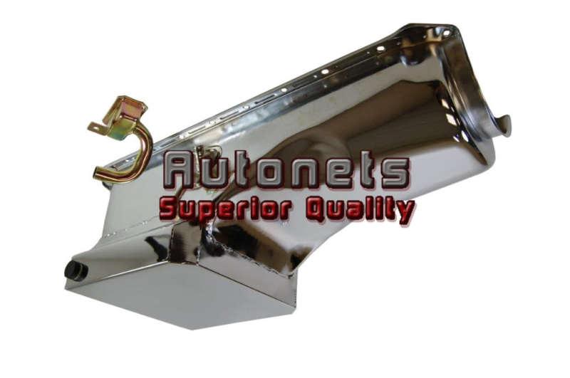 Big block chevy chrome street/strip oil pan 396-402-427-454 65-90 6 qts hot rod