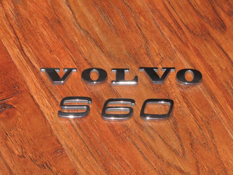 Volvo s60 rear emblem logo symbol decal oem