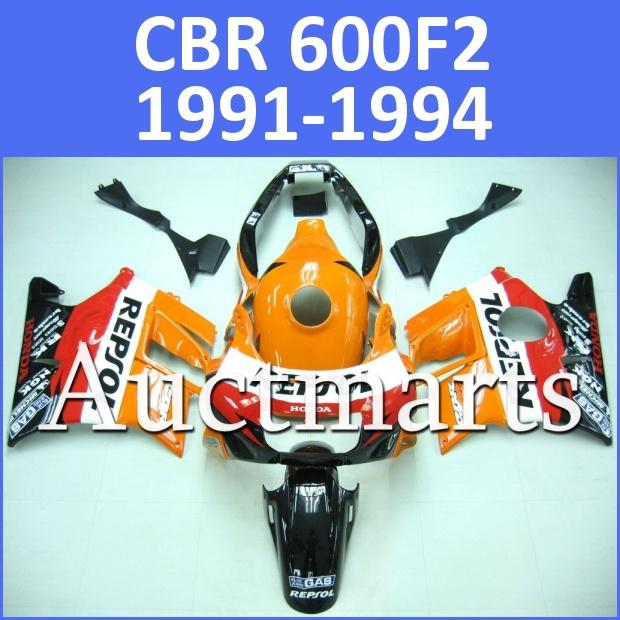 Fit honda cbr600f2 91 92 93 94 cbr 600 f2 1991 1992 1993 1994 fairing kit r1 d10