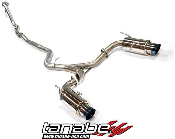 Tanabe medalion concept g blue turbo-back for 2008-12 impreza wrx hatch t90140