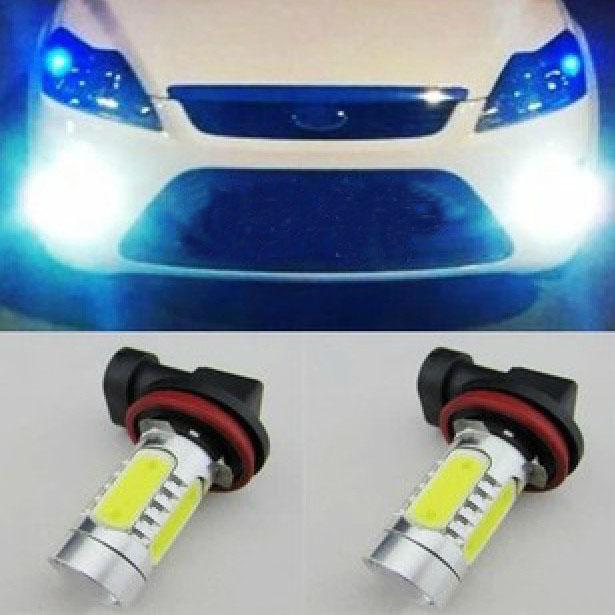 2pc 8w h8 h11 super bright car vehicle led day driving fog light bulb lamp white