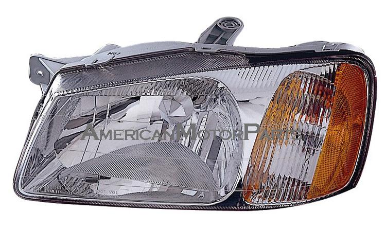 Eagleeye driver & passenger side replacement headlight 00-02 fit hyundai accent