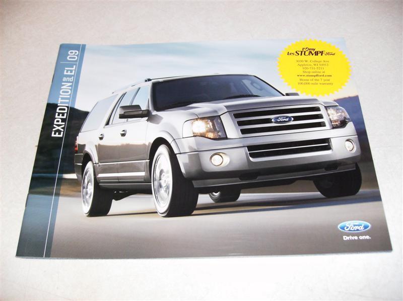 2009 ford expedition original sales brochure