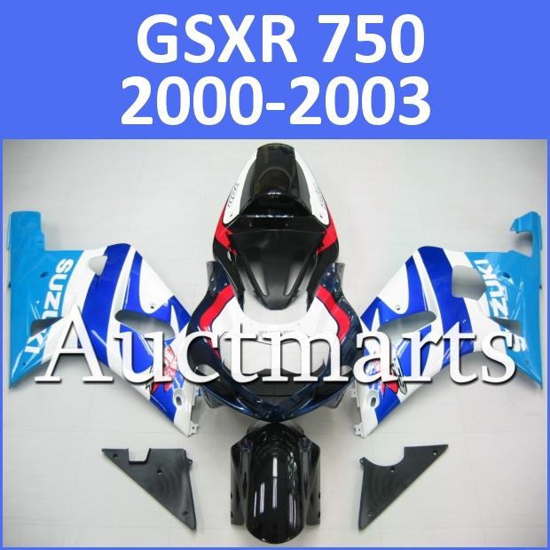 Fit suzuki 00 01 02 03 gsxr 750 gsx-r750 2000 2001 2002 2003 fairing k1 b32 d00