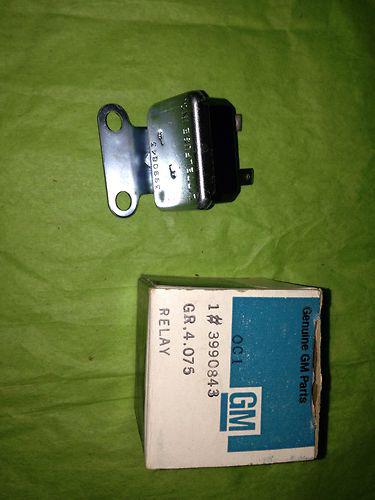 Nos gm relay 3990843 ncrs corvette camaro chevelle impala 