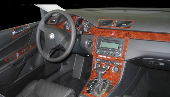 Volkswagen passat interior burl wood dash trim kit set 2012 2013 2014