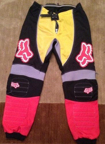 Fox racing pants size 38