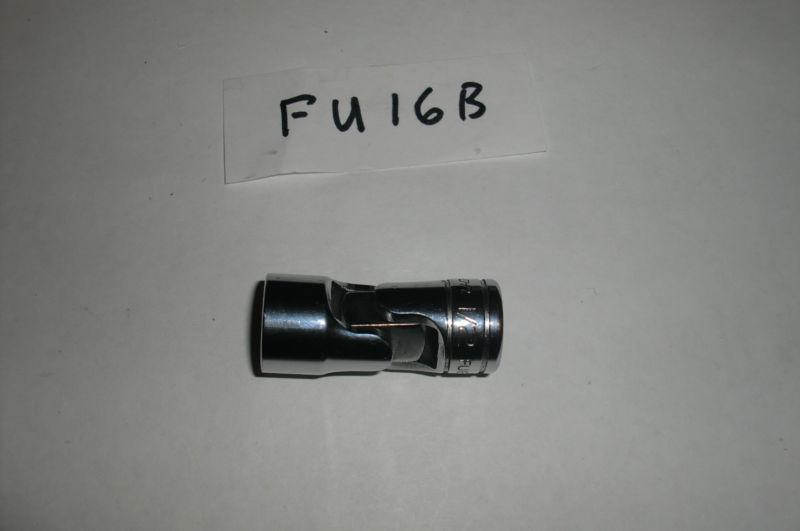 Snap-on fu16b, 1/2" universal shallow socket, 3/8" drive, excellent shape