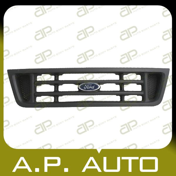 New grille grill assembly replacement 03-07 ford econoline dark gray