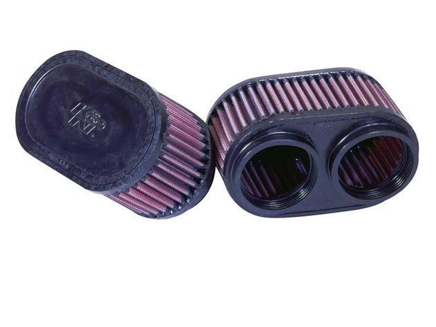 K&n ru-2922 clamp-on air filters oval cap fits suzuki gsx600f katana 90-03