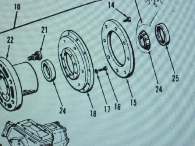 10 m35 2-1/2 ton brake drum adapter bolts 10896726-1