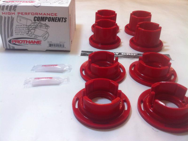 Prothane rear subframe insert bushing kit 08-10 subaru wrx / sti 16-140 *