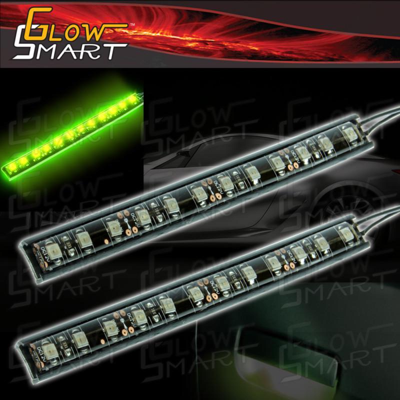 2 x 4” led strip light door dash 12 smd door trim courtesy dash lighting g