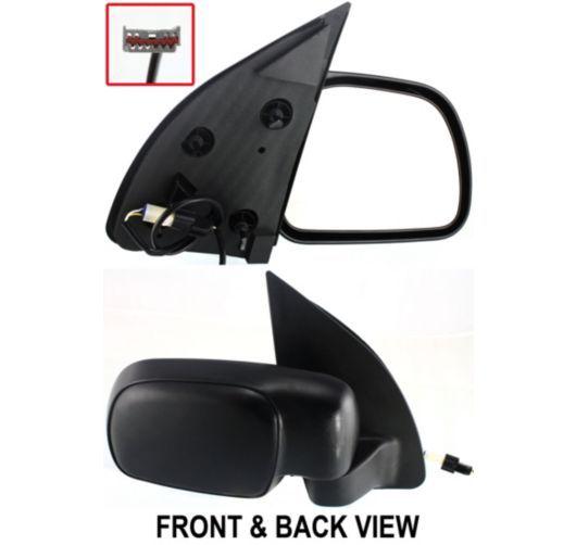 New passengers power side view mirror glass housing 99-07 ford super duty truck