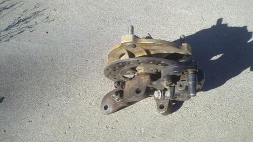 '86 '87 honda trx 250r right spindle front hub brake disc right caliper