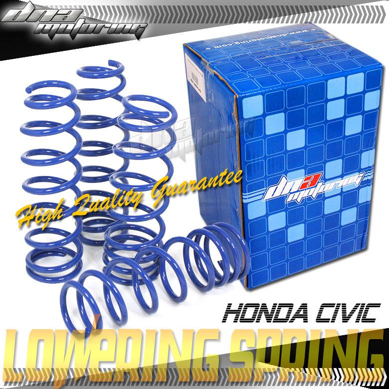 Eg/ek/dc2 1.75"drop suspension blue lowering spring/springs drift racing racing