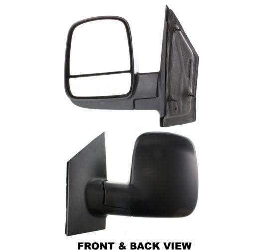 08-12 chevy express gmc savana van manual side mirror left lh driver new