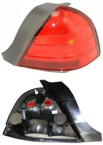 Tail light brake lamp rear lens & housing passenger's right side rh