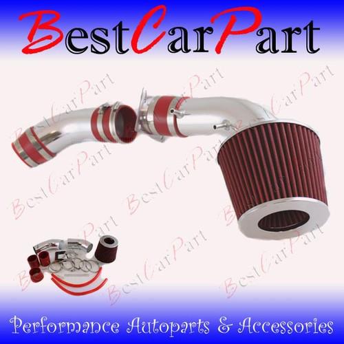 Bcp red 88-95 pickup 4runner t-100 3.0l v6 cold air intake induction + filter