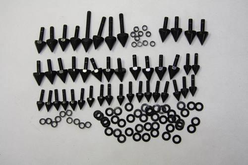 Black spike fairing bolts fit 1999-2000 honda cbr 600 f4 2001-2007 cbr600 f4i