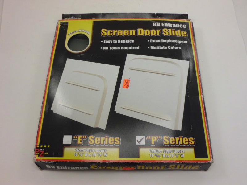 Rv entrance screen door slide smocked  p series