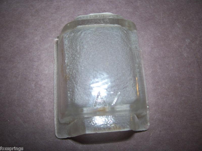 1941 plymouth license light lens glass  -  az         - pl107