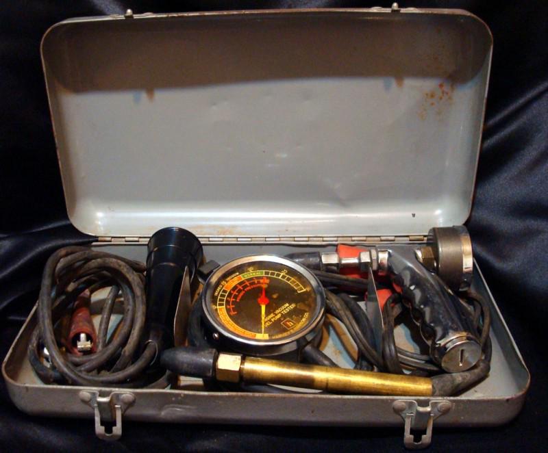 Vintage harvey hanson motor analyzing set vehicle test mechanic nice 1927-1951