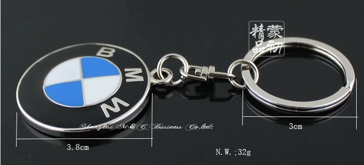 New hot bmw/bmw logo metal keychain keyring key chain ring 