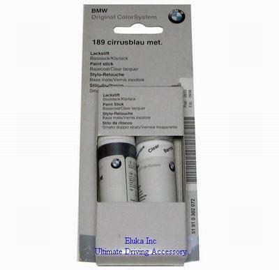 Bmw genuin cirrus blue metallic touch up paint 189