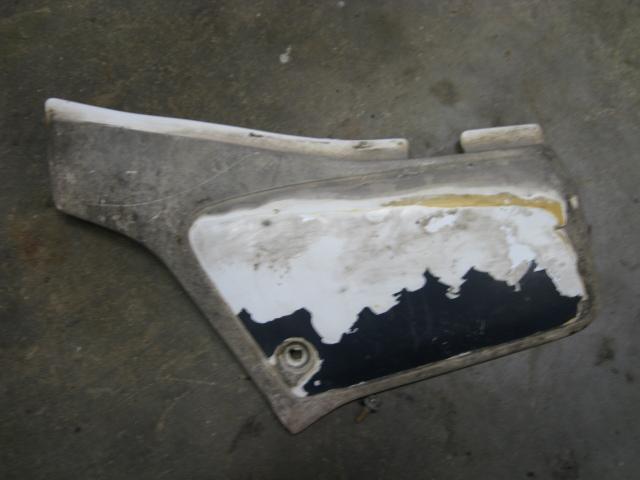 1986 honda xl250r - left side fender