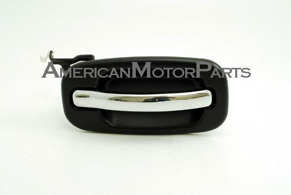 Depo right replacement outside rear smooth black door handle cadillac chevy gmc