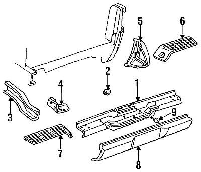 Gmc 15958890 genuine oem factory original filler