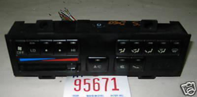 Lexus 90-91 es 250 temperature/heater control 1990 1991