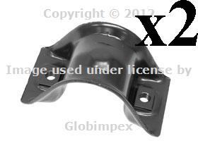 Mercedes r107 w114 w115 front sway bar bracket genuine oem new (2) + warranty