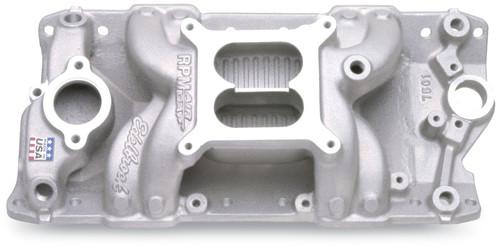 Edelbrock 7501 rpm air gap; intake manifold