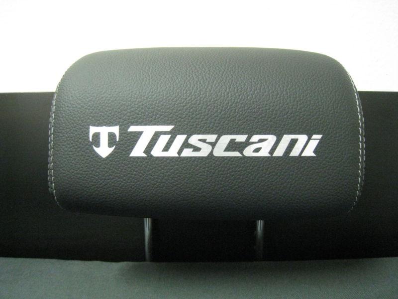 Headrest badge decal sticker *tuscani* 4-pcs