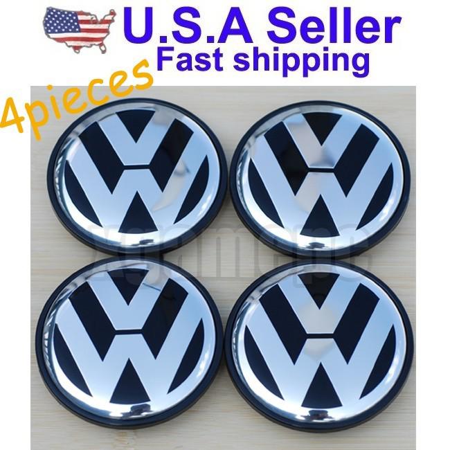 4 pcs vw touareg wheel center hub cap oem 7l6 601 149  (vw 75)