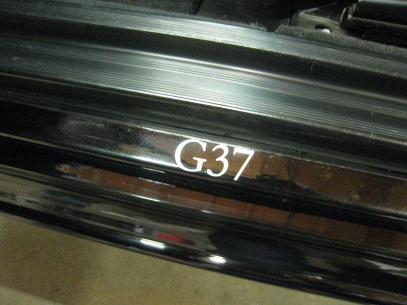 (2) door step decal sticker badge accent "g37"