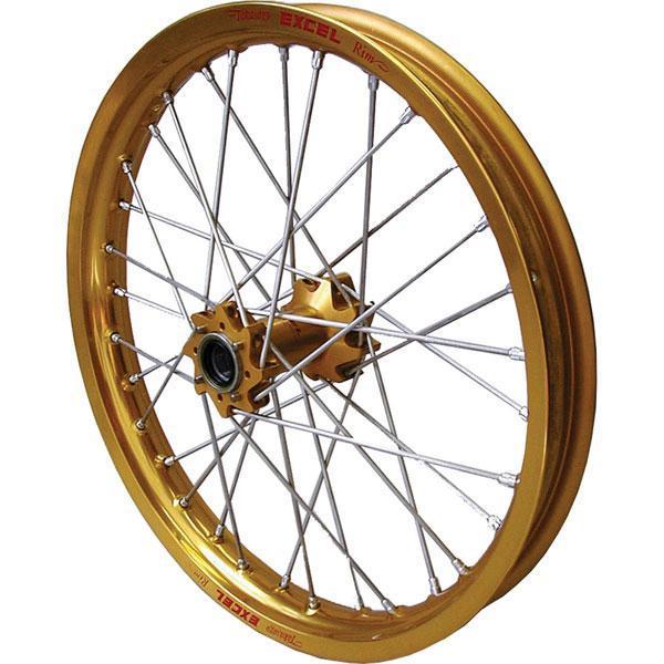 Excel pro series front wheel set - 20 x1.85 32h - gold hub/gold rim  uf4bg4120