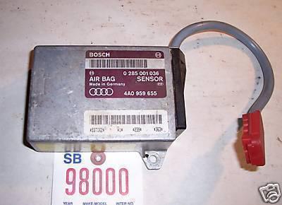 Audi 94 s-90 air bag control module/unit 0285001036 1994