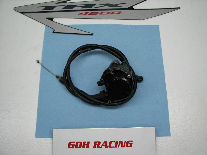 2005 2004 trx 450r thumb throttle and cable 450 r *