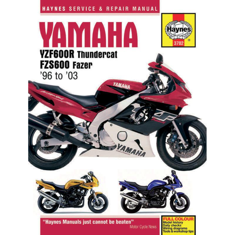 Haynes 3702 repair service manual yamaha yzf600r 1996-2003