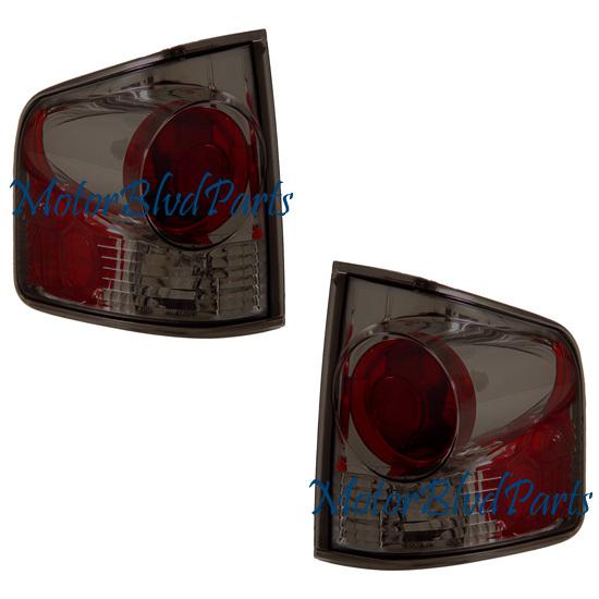 94-04 chevrolet s10/gmc sonoma tail lights rear lamps smoke driver+passenger set