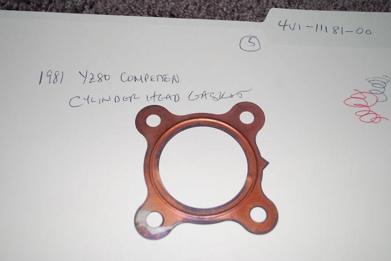 Yamaha yz 80 competition cylinder head gasket  see model years in picture