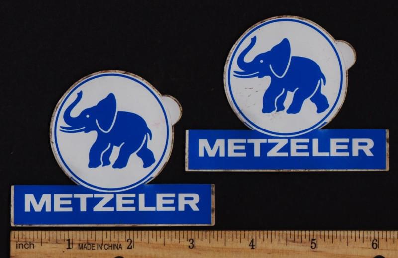 Metzeler tires vintage motocross isdt enduro sticker original motorcycle decal