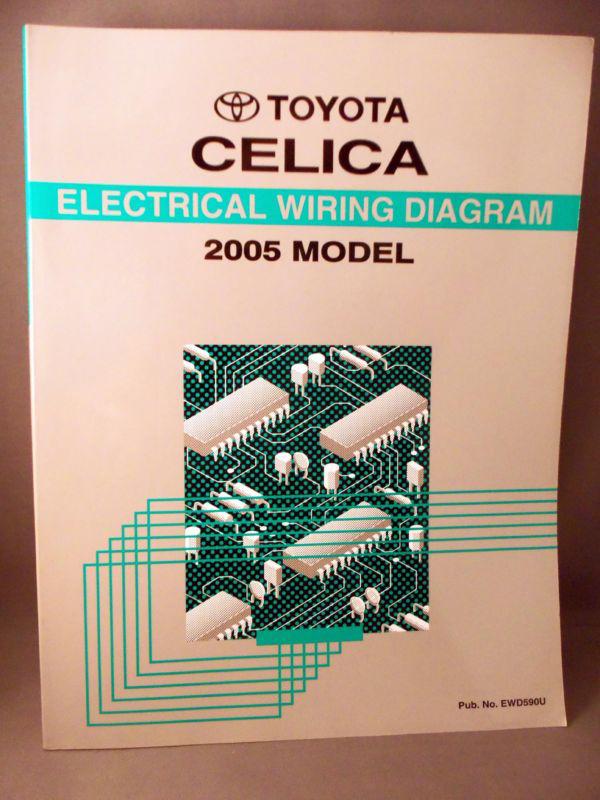 2005 toyota celica factory dealer electrical service manual 05