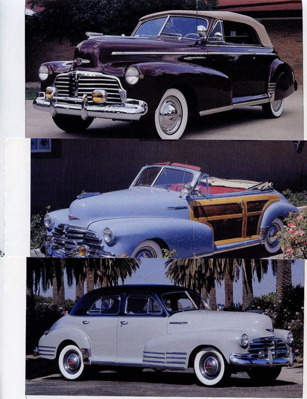 1942 - 1948 chevrolet chevy fleetmaster 12 pg color article