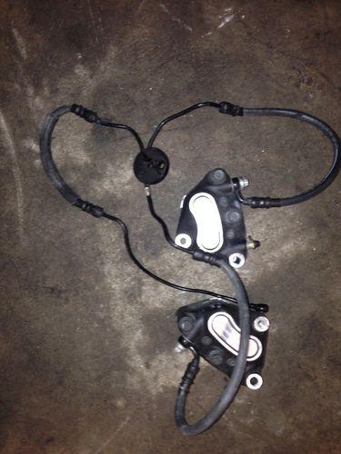 2003 harley davidson touring electra glide front brake calipers brakes and lines